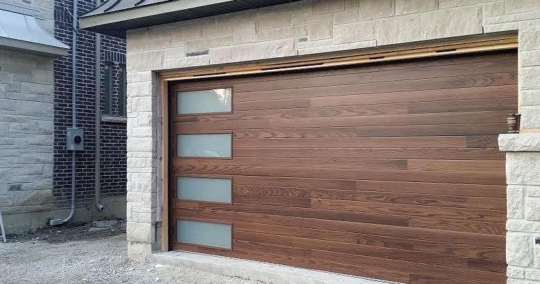 Residential garage door installation in Fort Worth